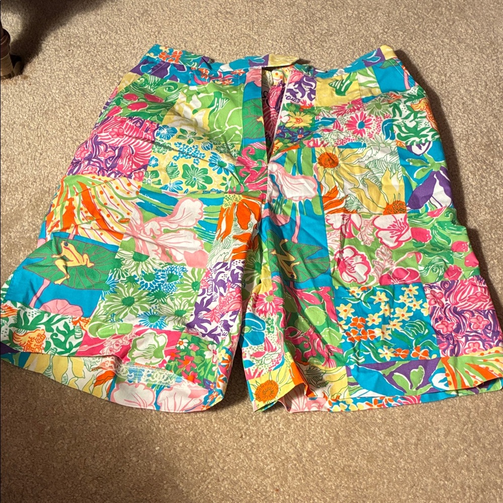 Lilly Pulitzer Multicolor Patchwork Women's Shorts